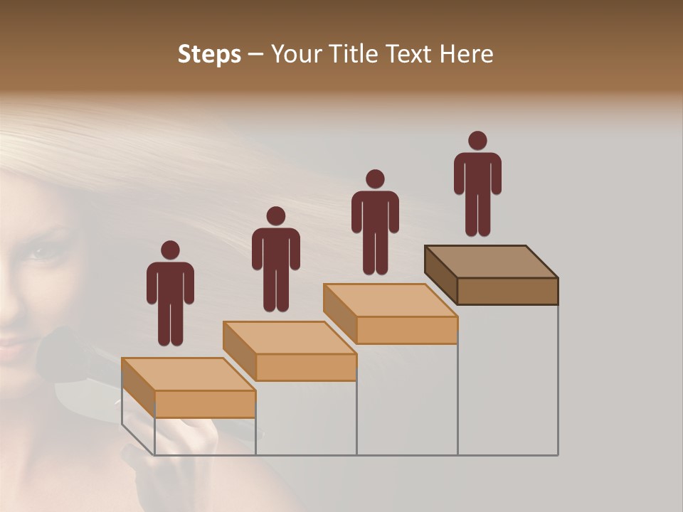 Elegance Blowing Young PowerPoint Template