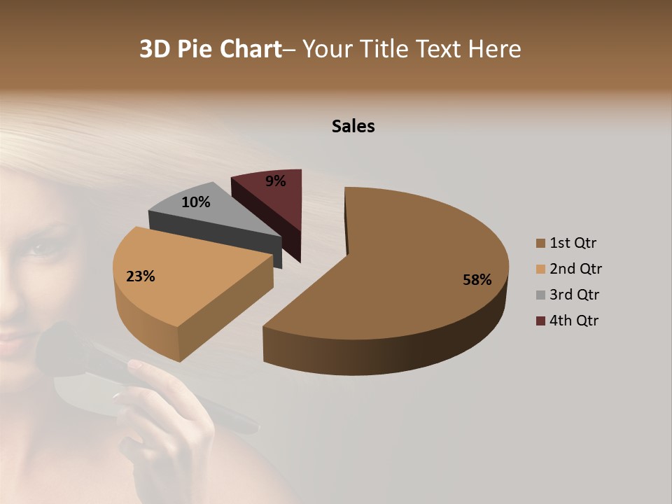 Elegance Blowing Young PowerPoint Template