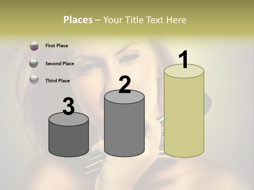 Rouge Fashion Close Up PowerPoint Template