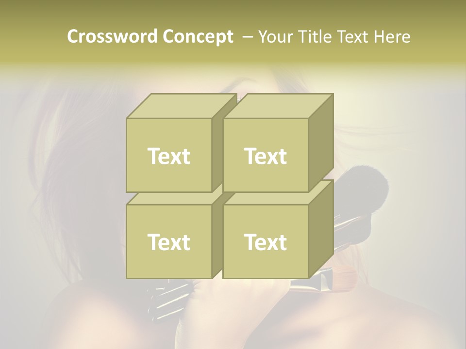Rouge Fashion Close Up PowerPoint Template