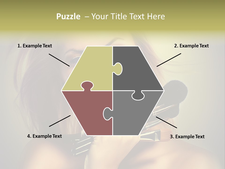 Rouge Fashion Close Up PowerPoint Template