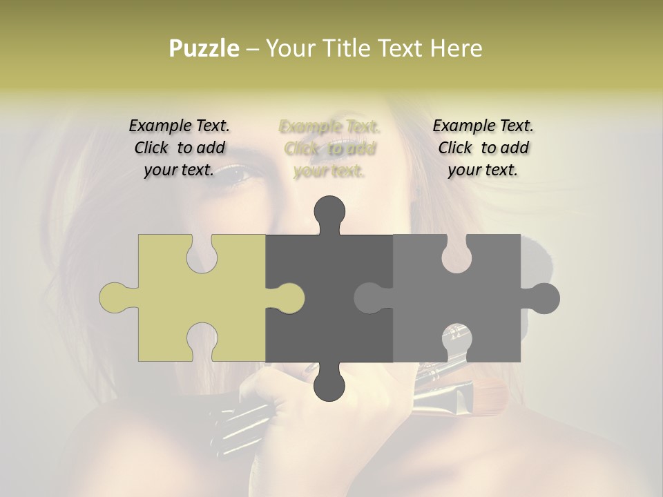 Rouge Fashion Close Up PowerPoint Template