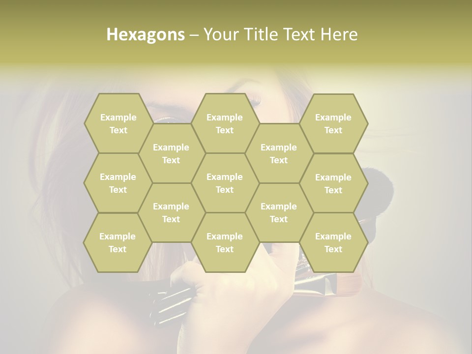 Rouge Fashion Close Up PowerPoint Template