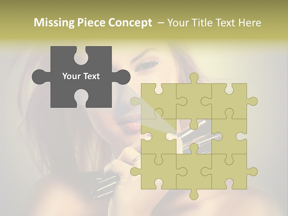 Rouge Fashion Close Up PowerPoint Template