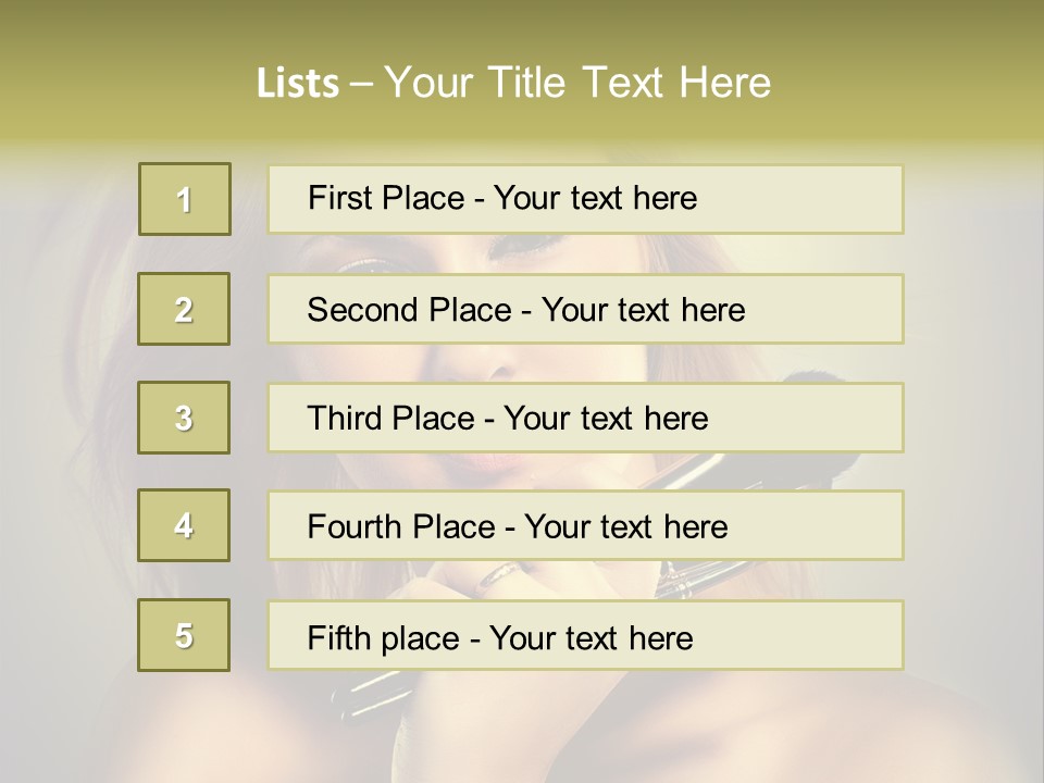 Rouge Fashion Close Up PowerPoint Template