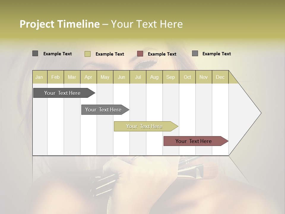Rouge Fashion Close Up PowerPoint Template