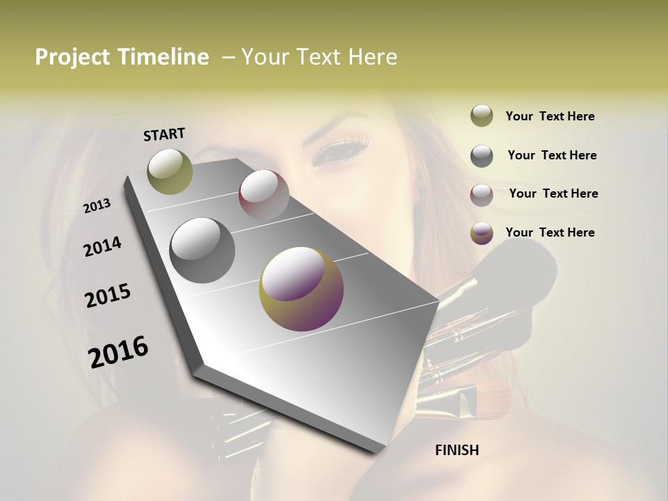 Rouge Fashion Close Up PowerPoint Template