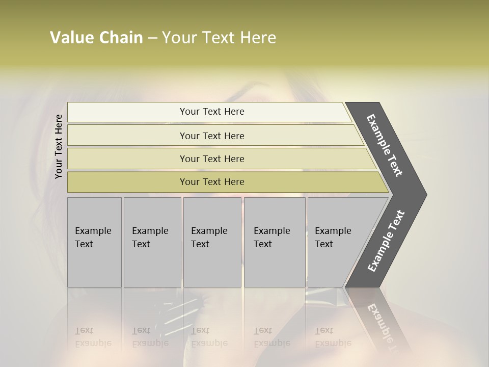 Rouge Fashion Close Up PowerPoint Template