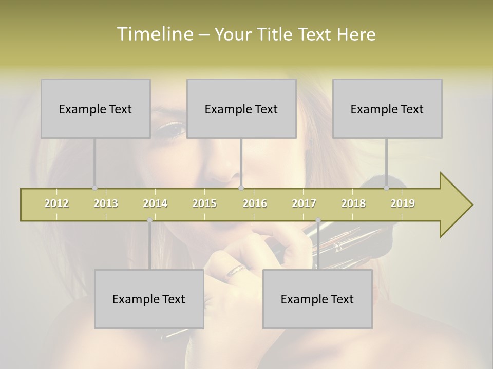 Rouge Fashion Close Up PowerPoint Template
