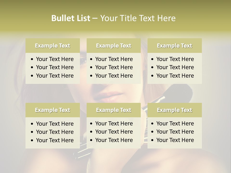 Rouge Fashion Close Up PowerPoint Template