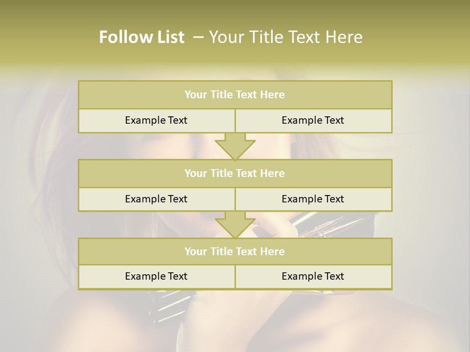 Rouge Fashion Close Up PowerPoint Template