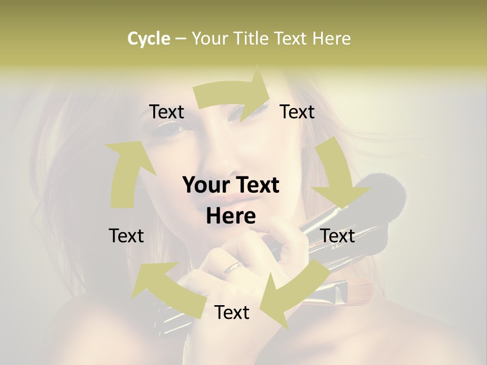 Rouge Fashion Close Up PowerPoint Template