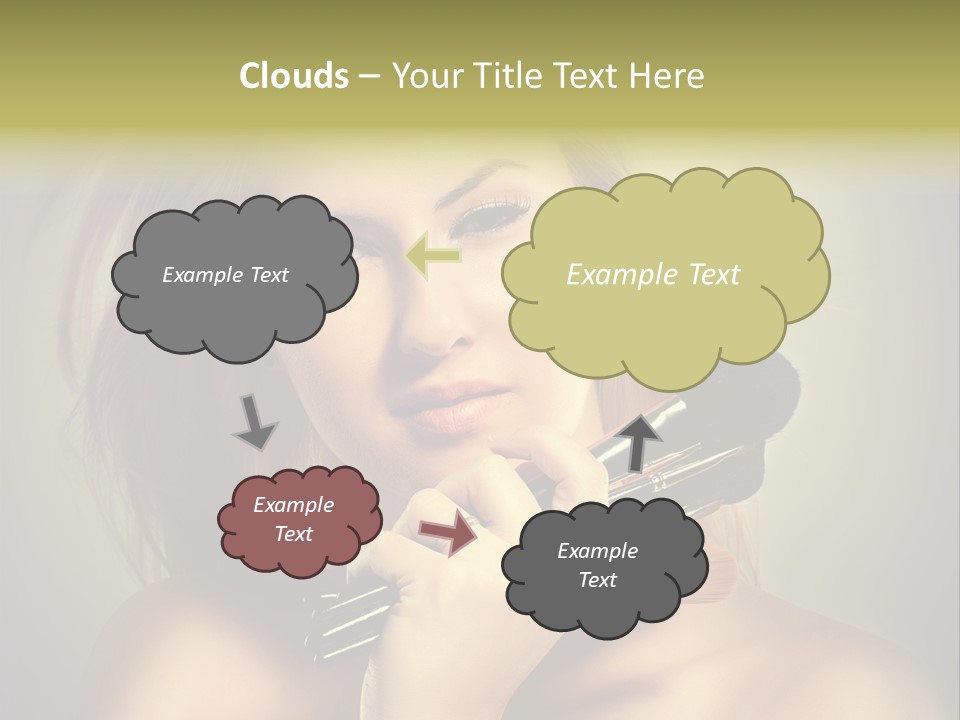 Rouge Fashion Close Up PowerPoint Template