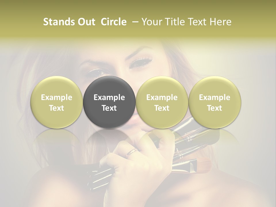 Rouge Fashion Close Up PowerPoint Template