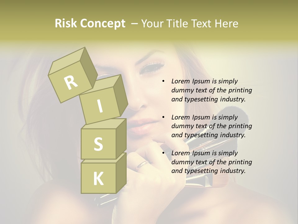 Rouge Fashion Close Up PowerPoint Template