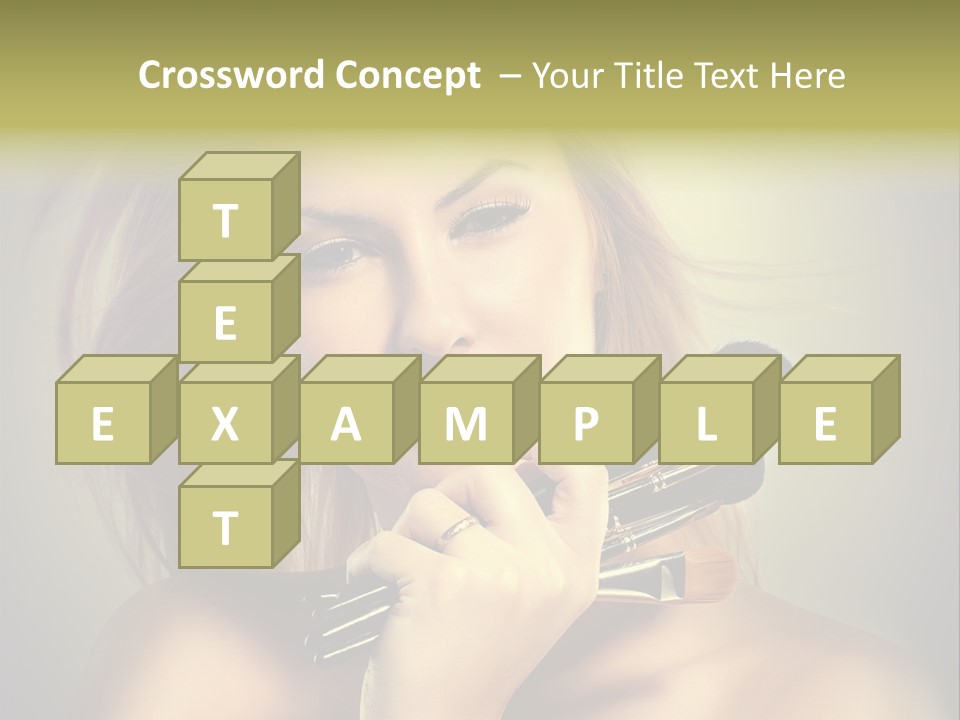 Rouge Fashion Close Up PowerPoint Template