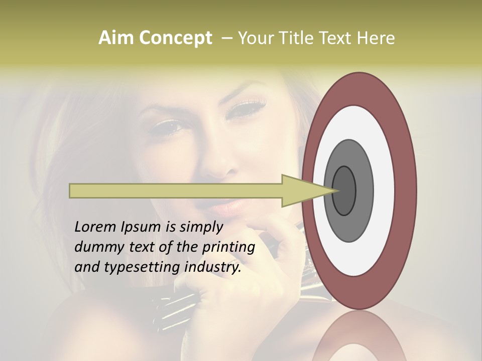 Rouge Fashion Close Up PowerPoint Template