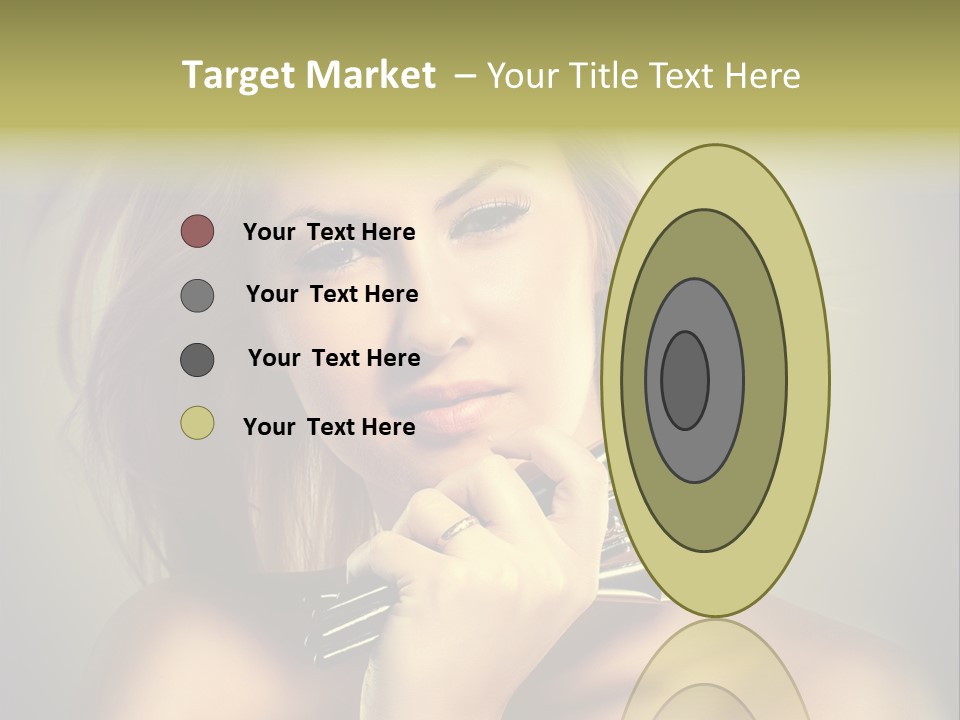 Rouge Fashion Close Up PowerPoint Template