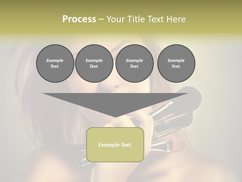 Rouge Fashion Close Up PowerPoint Template