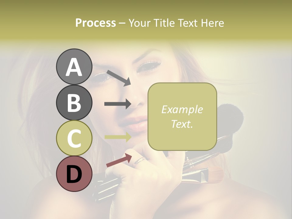 Rouge Fashion Close Up PowerPoint Template