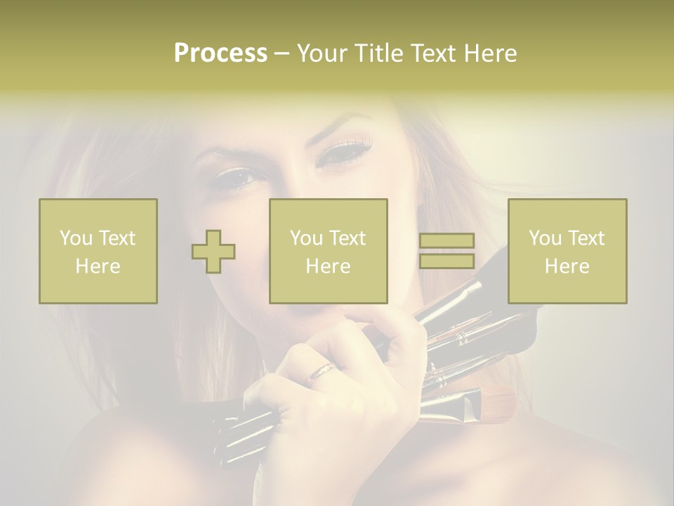 Rouge Fashion Close Up PowerPoint Template