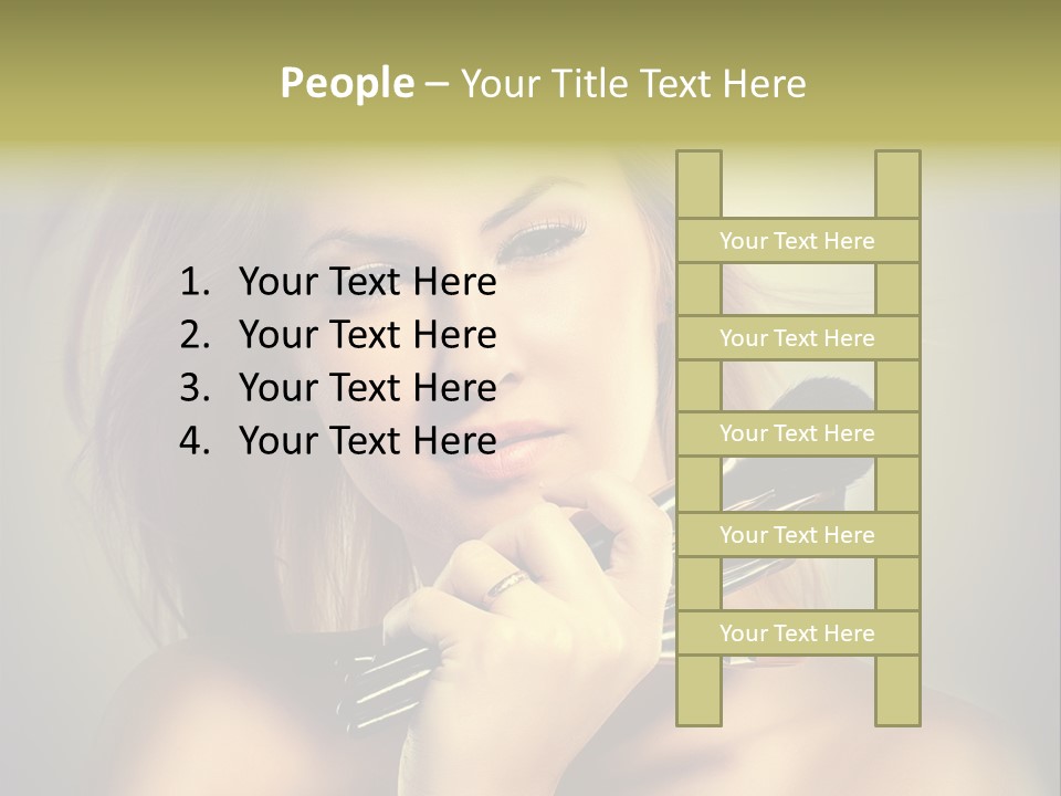 Rouge Fashion Close Up PowerPoint Template