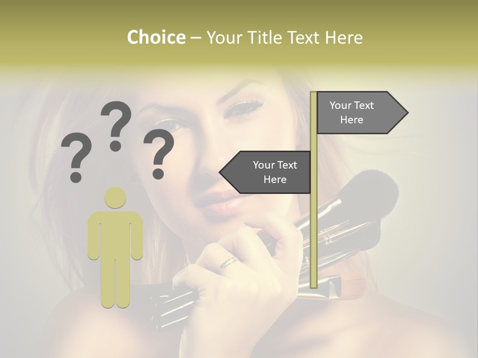 Rouge Fashion Close Up PowerPoint Template