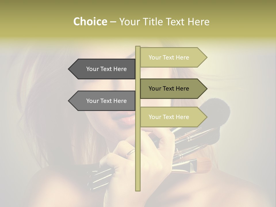 Rouge Fashion Close Up PowerPoint Template