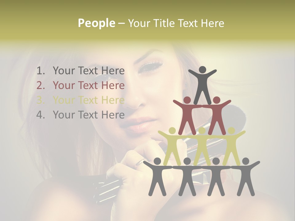 Rouge Fashion Close Up PowerPoint Template