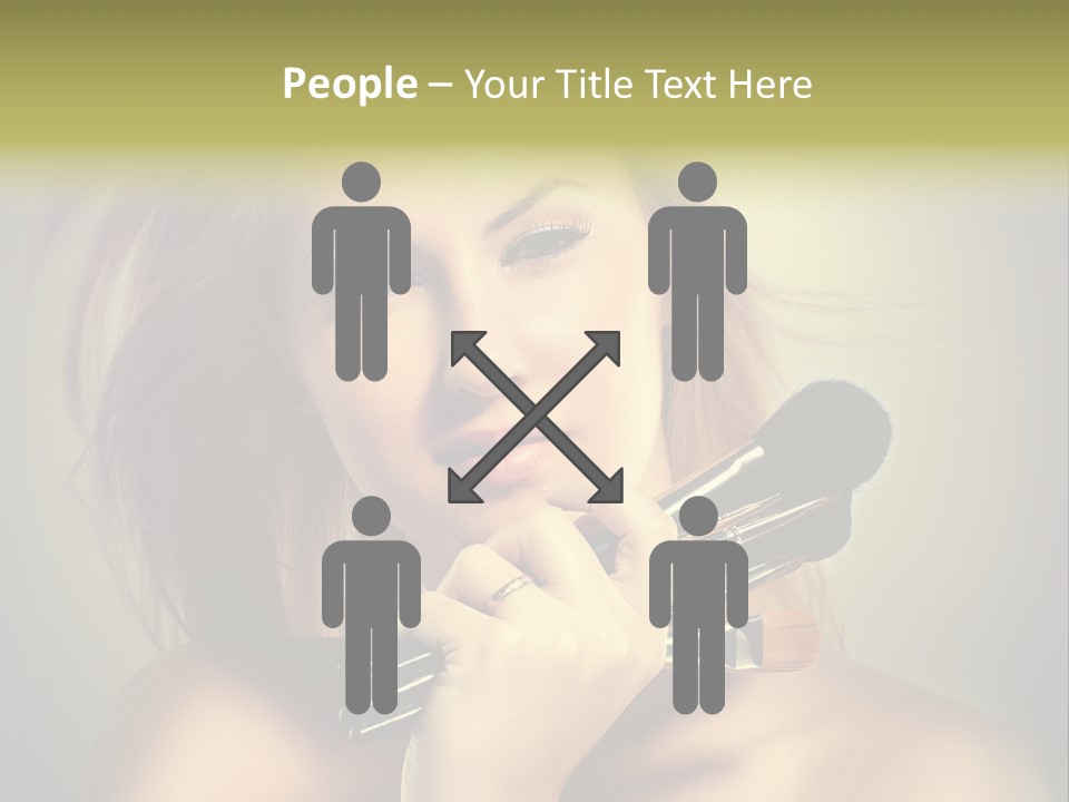 Rouge Fashion Close Up PowerPoint Template