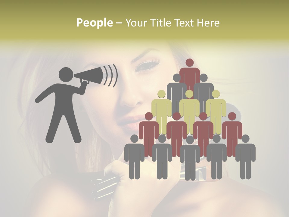 Rouge Fashion Close Up PowerPoint Template