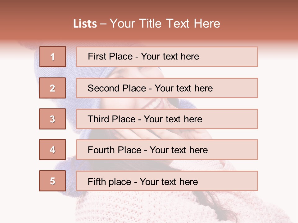 Highneck Nails Neck PowerPoint Template