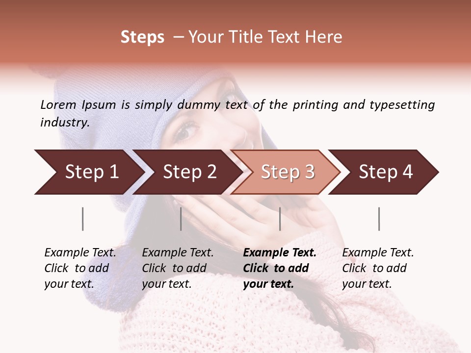 Highneck Nails Neck PowerPoint Template