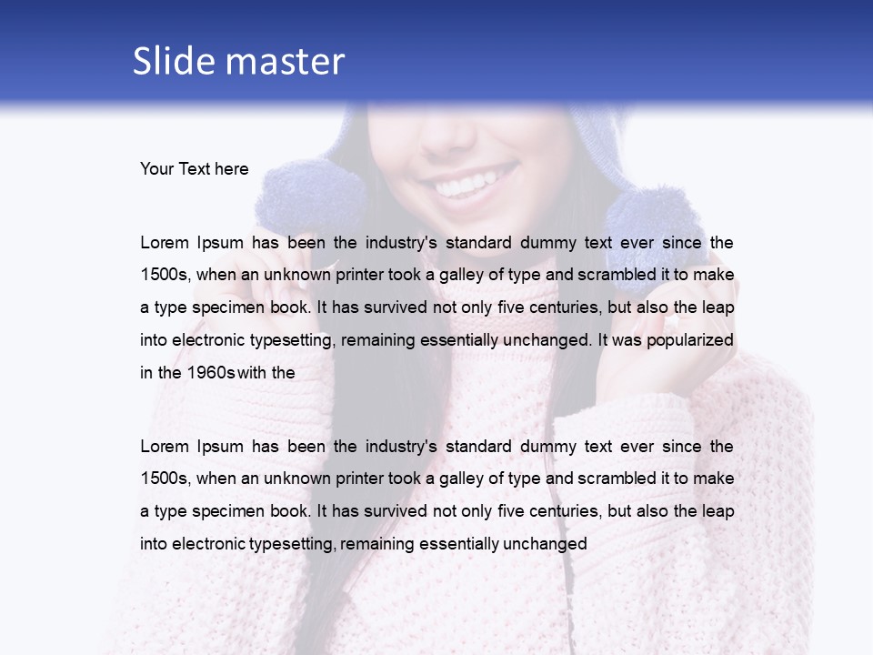 Clothes Warm Winter PowerPoint Template