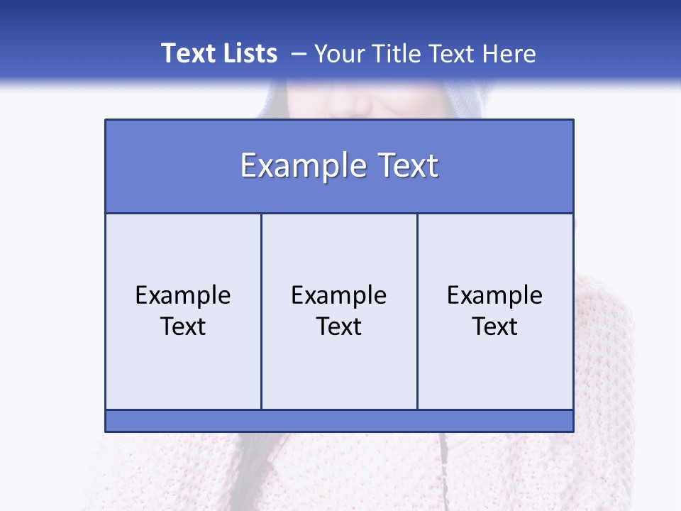Clothes Warm Winter PowerPoint Template