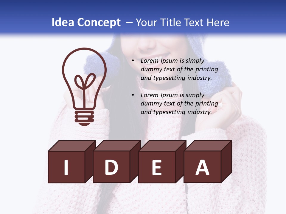 Clothes Warm Winter PowerPoint Template