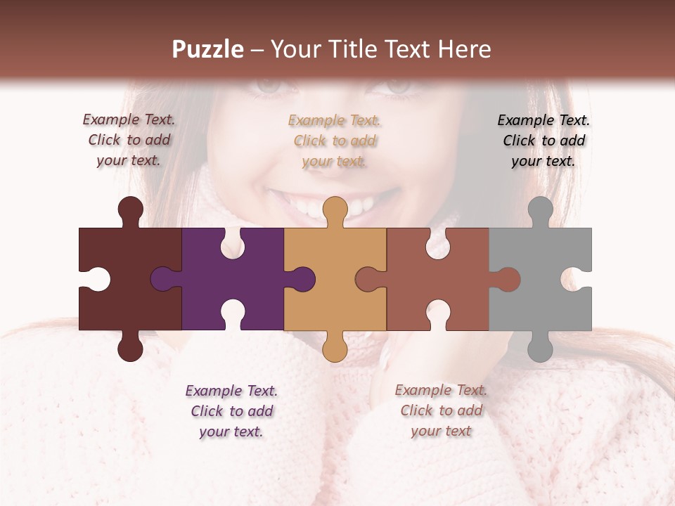 Clothes Frozen Fun PowerPoint Template