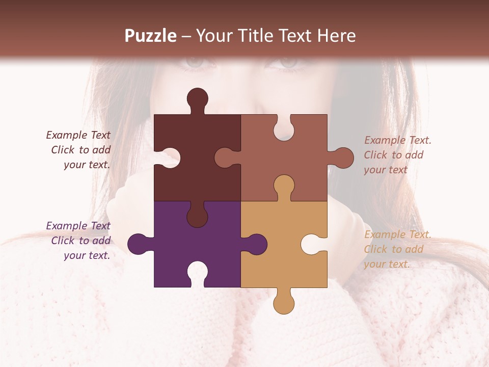 Clothes Frozen Fun PowerPoint Template