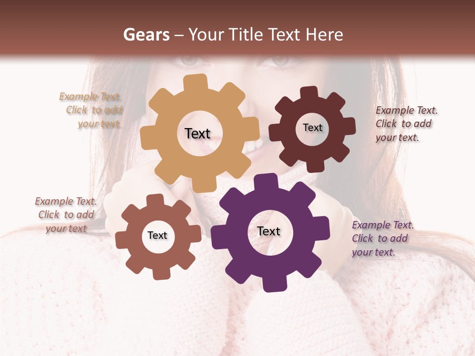 Clothes Frozen Fun PowerPoint Template