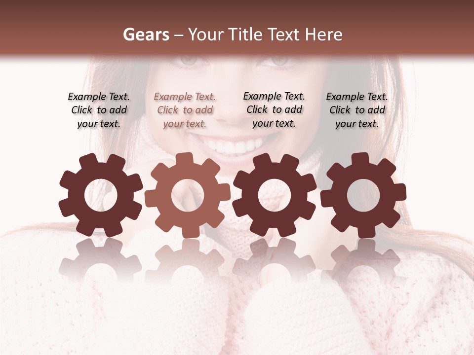 Clothes Frozen Fun PowerPoint Template