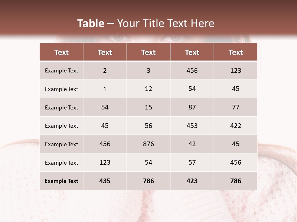 Clothes Frozen Fun PowerPoint Template