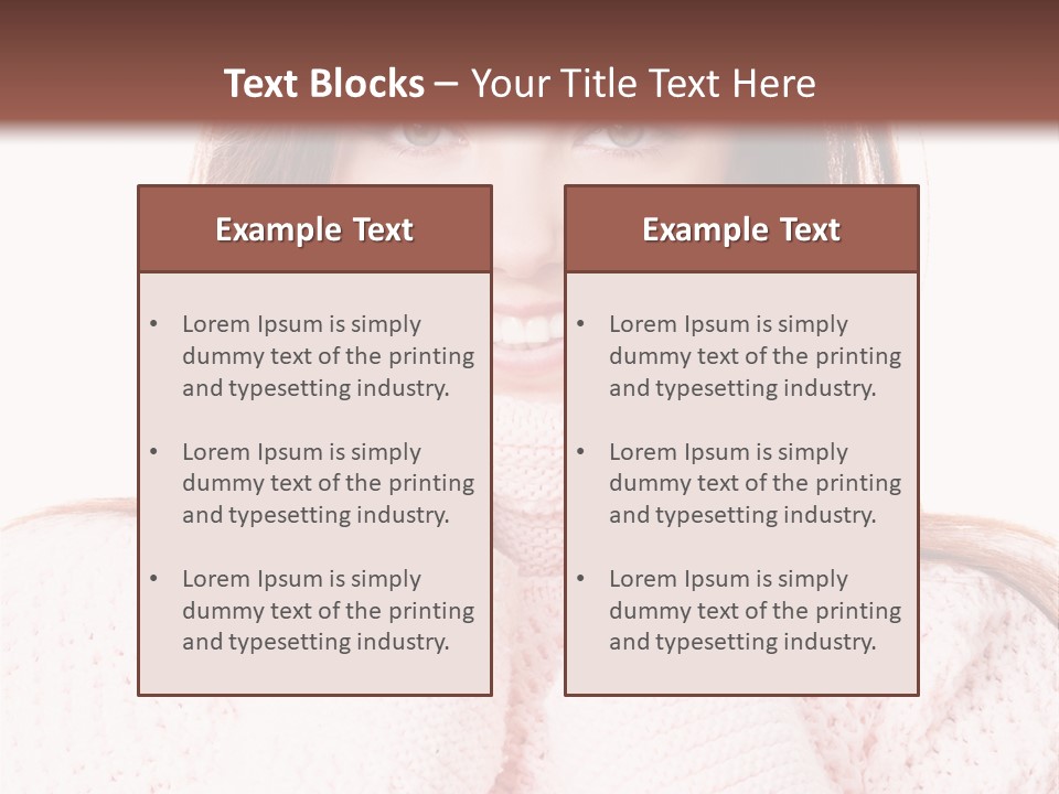 Clothes Frozen Fun PowerPoint Template