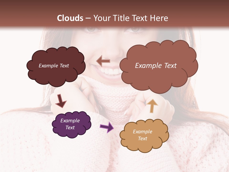 Clothes Frozen Fun PowerPoint Template