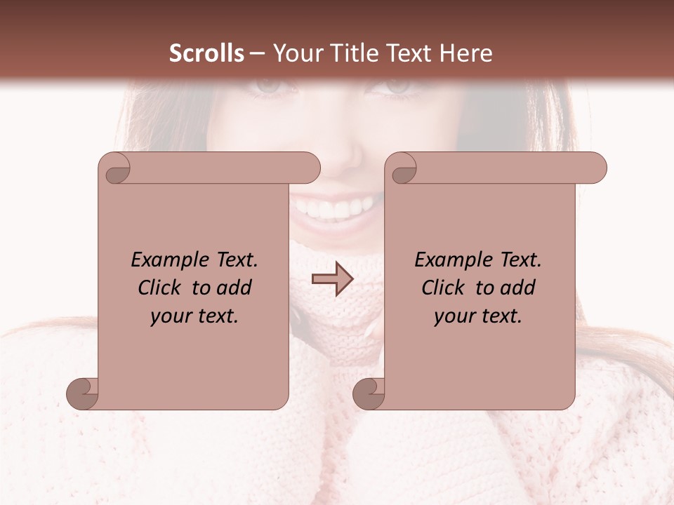 Clothes Frozen Fun PowerPoint Template