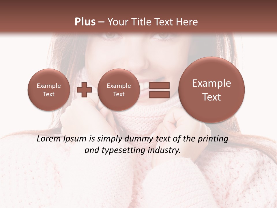 Clothes Frozen Fun PowerPoint Template