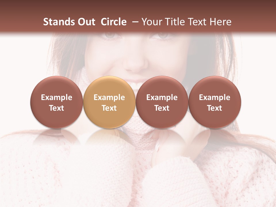 Clothes Frozen Fun PowerPoint Template