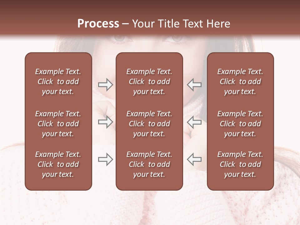 Clothes Frozen Fun PowerPoint Template