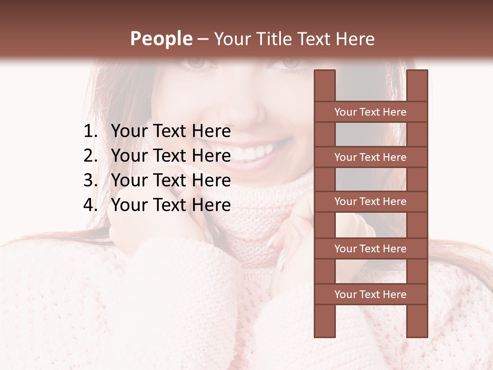 Clothes Frozen Fun PowerPoint Template