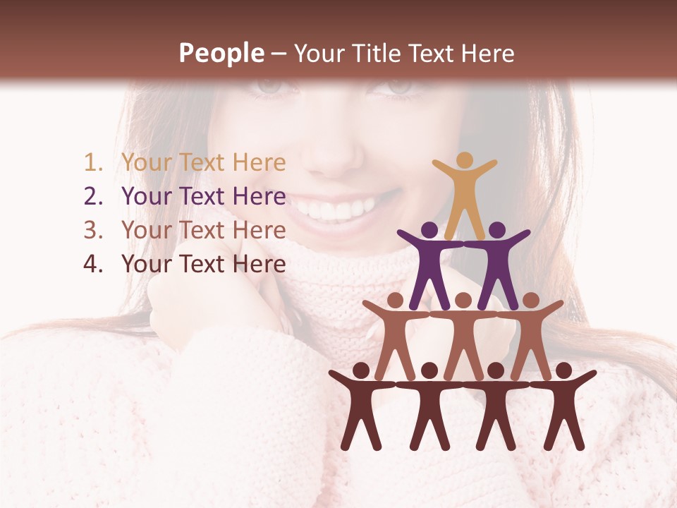 Clothes Frozen Fun PowerPoint Template