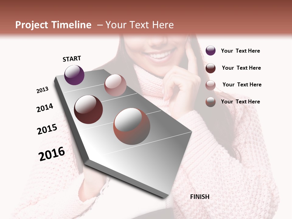 Joyful Youth Athletic PowerPoint Template